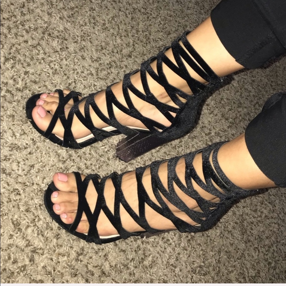 Strapped Sandal Heel